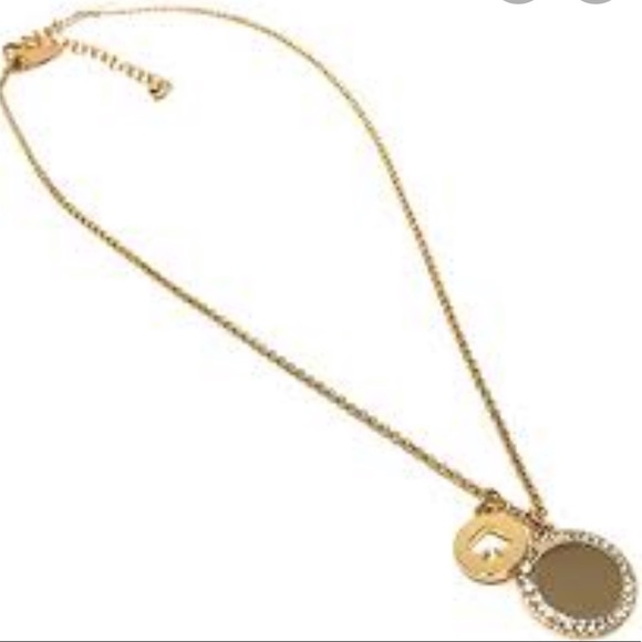 New Kate Spade spot the spade pave charm pendant - Picture 9 of 12